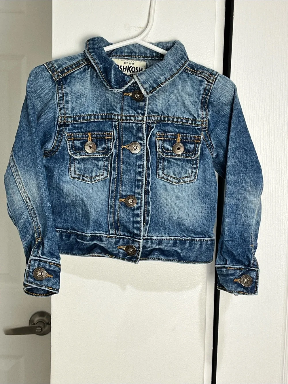 OshKosh B'gosh Toddler Girls Size 3T Denim Jean Jacket
